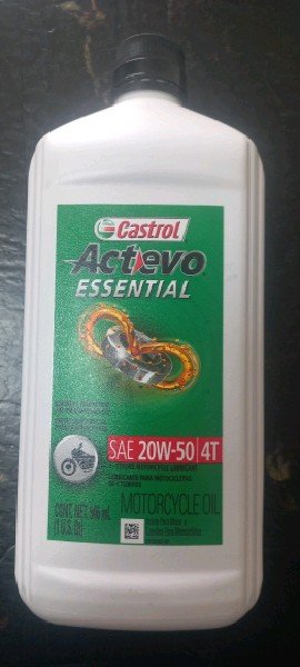 0080 CASTROL ACTEVO ESSENTIAL 4T 20W50 MINERAL