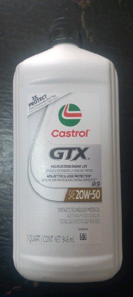 0081 CASTROL GTX 20W50 MINERAL
